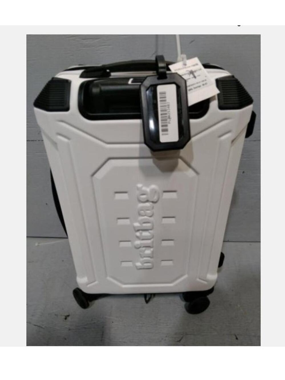 britbag Stonesfields 27-Inch Hardside Spinner Luggage with 3" expansion White